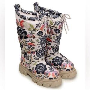 Farm Rio Floral Lug Sole Tall Shaft Boot Size EU40 US9